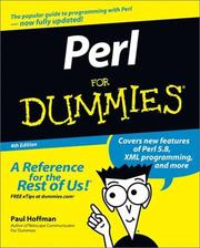 Cover of: Perl for Dummies (Fourth Edition) by Paul Hoffman