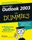 Cover of: Outlook 2003 for Dummies