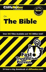 Cover of: The Bible