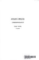 Cover of: Correspondance by J. Pflug