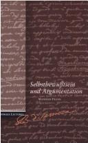 Cover of: Selbstbewusstsein Und Argumentation (Spinoza Lectures) by Manfred Frank