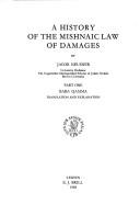 Cover of: Baba Qamma Translations and Explanations: History of the Mishnaic Law of Damages