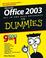 Cover of: Office 2003 All-in-One Desk Reference for Dummies