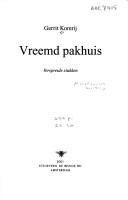 Cover of: Vreemd Pakhuis: Verspreide Stukken