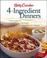 Cover of: Betty Crocker 4-Ingredient Dinners