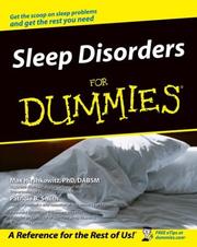 Cover of: Sleep disorders for dummies