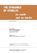 Cover of: Dynamics Vehicles on Roads & on Track