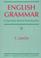 Cover of: English Grammar