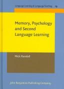 Cover of: Memory, Psychology and Second Language Learning (Language Learning & Language Teaching (Ll&Lt))