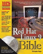 Cover of: Red Hat Linux 9 Bible