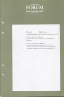 Cover of: new German arbitration law in international perspective