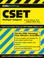 Cover of: CSET, Multiple Subjects