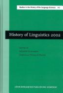Cover of: History of Linguistics 2002 by 