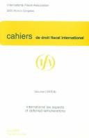 Cover of: Cahiers de Droit Fiscal International (IFA Cahiers)