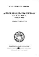 Cover of: Annual Bibliography of Indian Archaeology - Kern Institute Leyden - by 