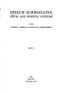 Cover of: Speech Surrogates: Drum and Whistle Systems