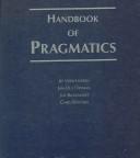 Cover of: Handbook of Pragmatics by Jan-Ola Ostman, Jef Verschueren