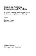 Cover of: Trends in Romance Linguistics and Philology: National and Regional Trends in Romance Linguistics and Philology (Trends in Linguistics: Studies and Monographs)