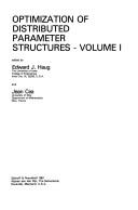 Cover of: Optimization of Distributed Parameter Structures - Volume I (NATO Science Series E:) by 