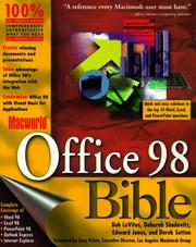 Cover of: Macworld Office 98 bible
