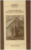 Cover of: Jt Wilson And The Fraternity Of Duckmaloi.(Clio Medica/The Wellcome Institute Series in the History of Medicine 42) by Patricia MORISON