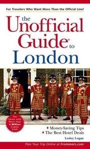 Cover of: The Unofficial Guide to London | Lesley  Logan