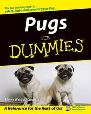 Cover of: Pugs for dummies by Elaine Waldorf Gewirtz