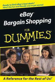 Cover of: eBay bargain shopping for dummies