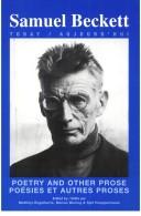 Cover of: Poetry and Other Prose/Poésies Et Autres Proses. (Samuel Beckett Today/Aujourd'hui) by 