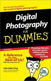 Cover of: Digital Photography for Dummies with CDROM (For Dummies (Lifestyles Paperback)) | Julie Adair King