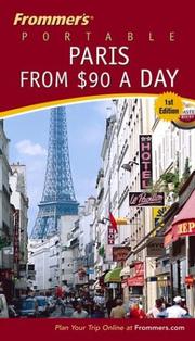 Cover of: Frommer's Portable Paris from $90 a Day