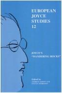 Cover of: Joyce's "Wandering Rocks" (European Joyce Studies)