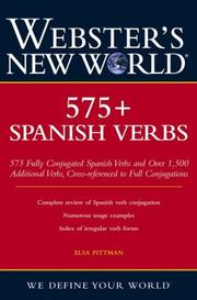 Cover of: Webster's New World 575+ Spanish verbs by Elsa Pittman
