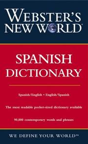 Cover of: Webster's new world Spanish dictionary.