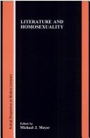 Cover of: Literature and Homosexuality.