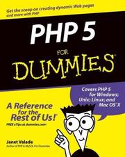 Cover of: PHP 5 for Dummies