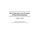 Cover of: Comparative Law Yearbook of International Business