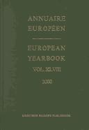 Cover of: Annuaire Europeen 2000 (European Yearbook 2000) (Annuaire European/European Yearbook)