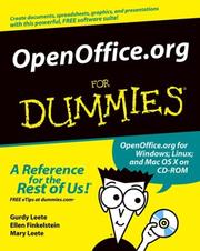 Cover of: OpenOffice.org for Dummies