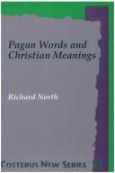 Cover of: Pagan Words and Christian Meanings (Costerus New Series) | Richard North