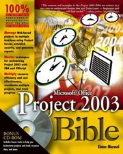 Cover of: Microsoft Office Project 2003 Bible