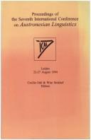 Cover of: Proceedings of the Seventh International Conference on Austronesian Linguistics. by Cecilia ODE, Wim STOKHOF