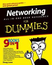 Cover of: Networking All-in-One Desk Reference for Dummies by Doug Lowe