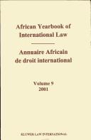 Cover of: African Yearbook of International Law (African Yearbook of International Law (Annuaire Africain de Droit in)