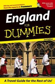 Cover of: England for Dummies by Donald Olson