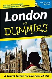 Cover of: London for Dummies by Donald Olson