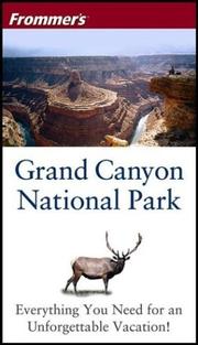 Cover of: Frommer's Grand Canyon National Park by Shane Christensen