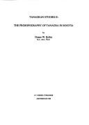 Cover of: Tanagran Studies II: The Prosopography of Tanagra in Boiotia (Mcgill University Monographs in Classical Archaeology and History, No 9.2)