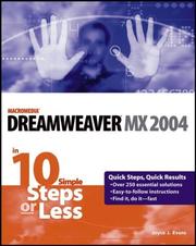 Cover of: Dreamweaver MX 2004 in 10 Steps or Less
