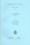 Cover of: L'Allogene: (NH XI, 3) (Bibliotheque Copte De Nag Hammadi)